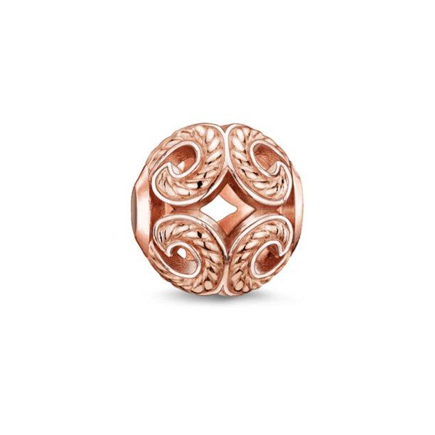 Bead Rose gold swirl