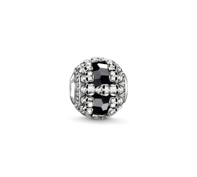 Thomas Sabo Bead black skulls