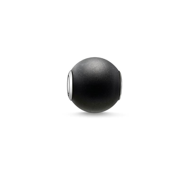 Thomas Sabo Bead obsidian matt