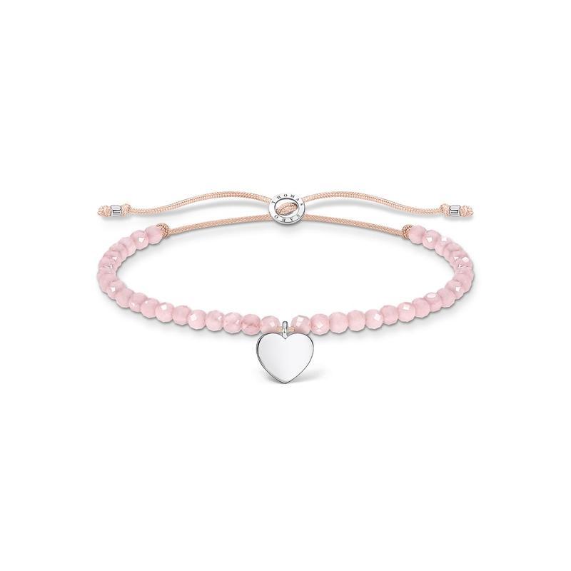 Thomas Sabo Bracelet pink pearls heart