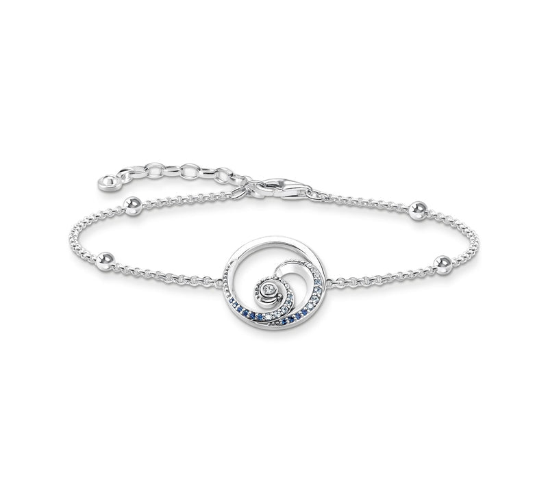 Thomas Sabo Bracelet wave with stones