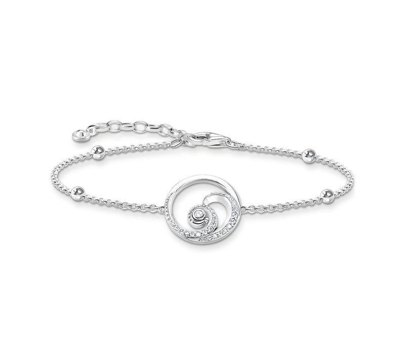 Thomas Sabo Bracelet wave with stones