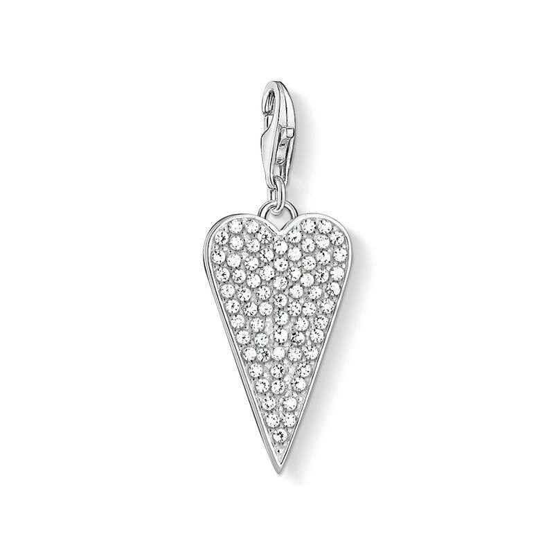 CHARM Pendant Heart Pavé