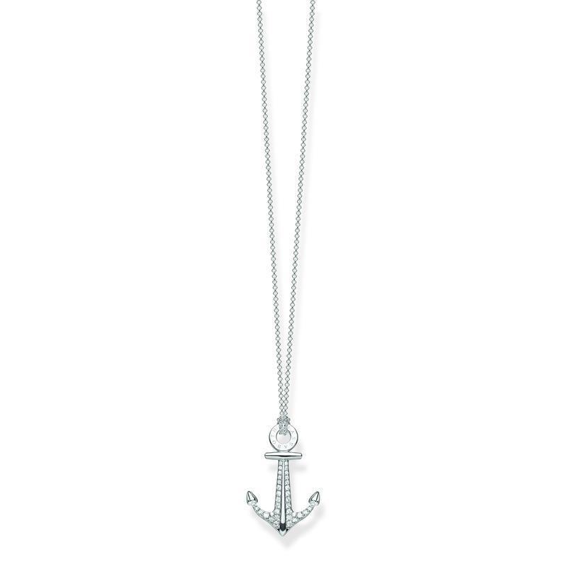 Thomas Sabo CZ Anchor Necklace