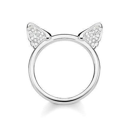 Thomas Sabo CZ Cats Ears Ring