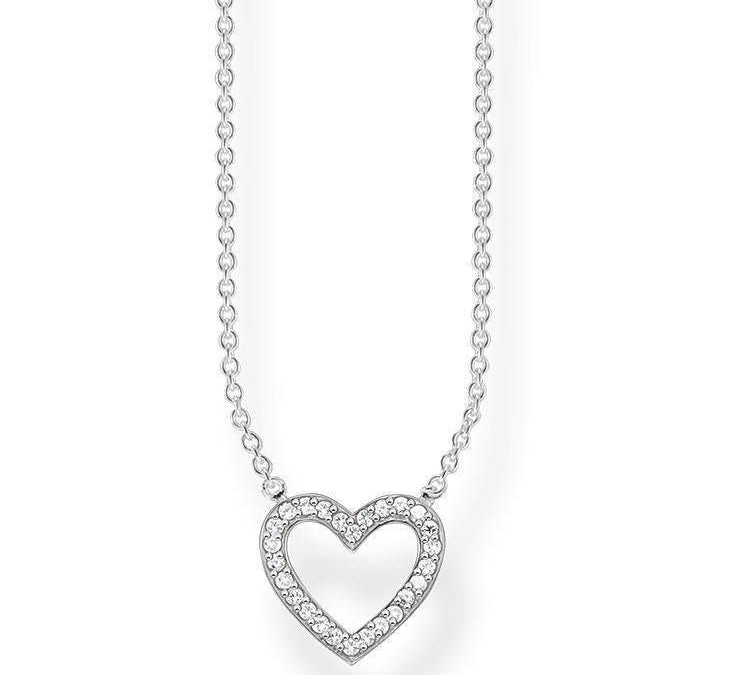 Thomas Sabo CZ Heart Necklace