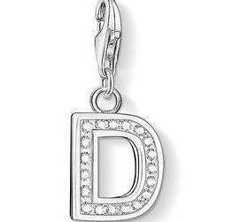 Thomas Sabo CZ Letter D Charm