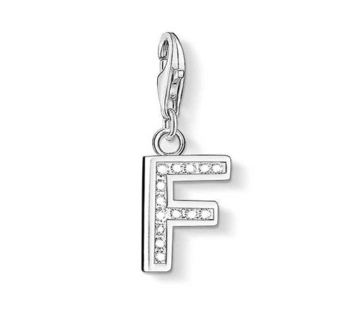 Thomas Sabo CZ Letter F Charm