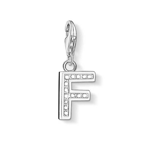 Thomas Sabo CZ Letter F Charm