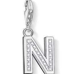 Thomas Sabo CZ Letter N Charm