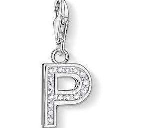 Thomas Sabo CZ Letter P Charm
