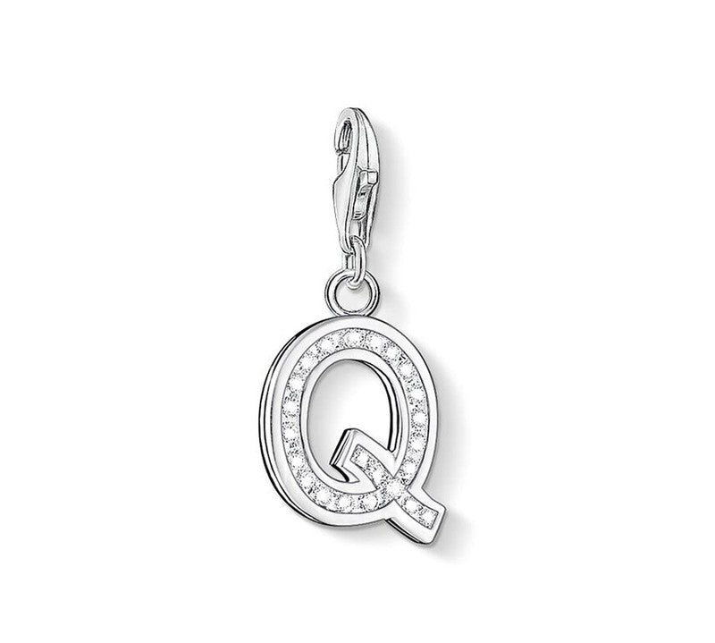 Thomas Sabo CZ Letter Q Charm