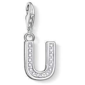 Thomas Sabo CZ Letter U Charm