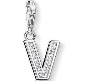 Thomas Sabo CZ Letter V Charm