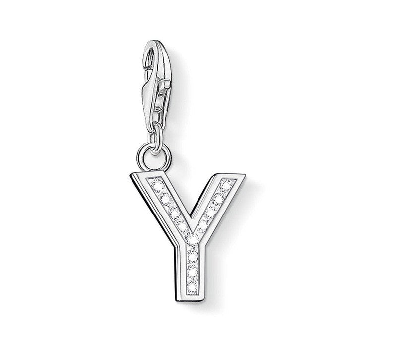 Thomas Sabo CZ Letter Y Charm