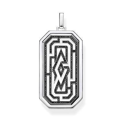 Thomas Sabo CZ Maze Tag Pendant