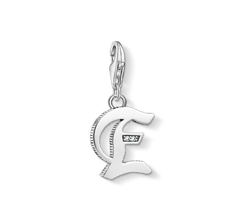 Thomas Sabo Charm pendant letter E silver