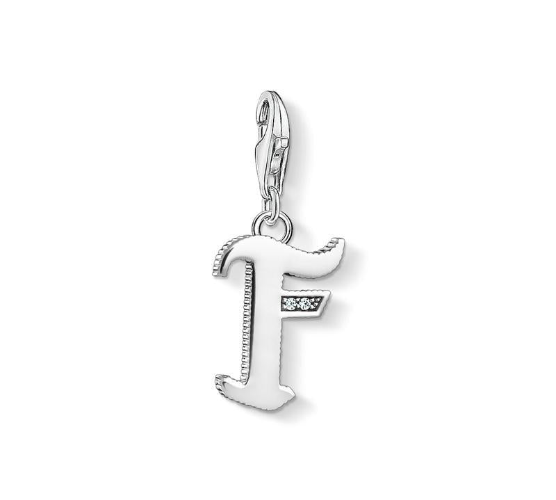 Thomas Sabo Charm pendant letter F silver