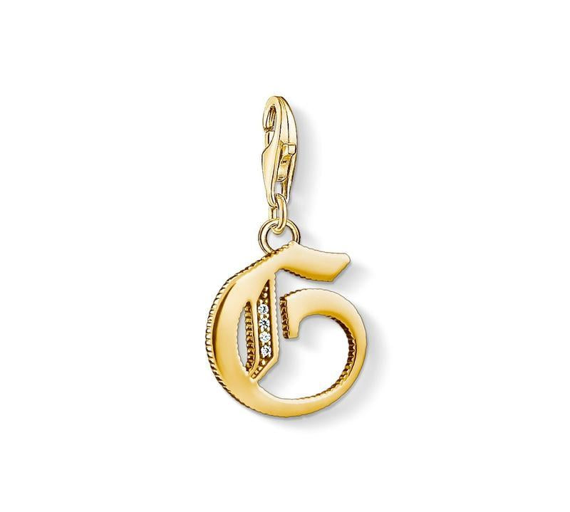 Thomas Sabo Charm pendant letter G gold