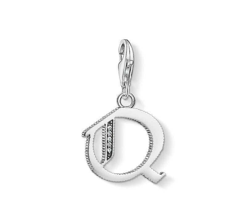 Thomas Sabo Charm pendant letter Q silver