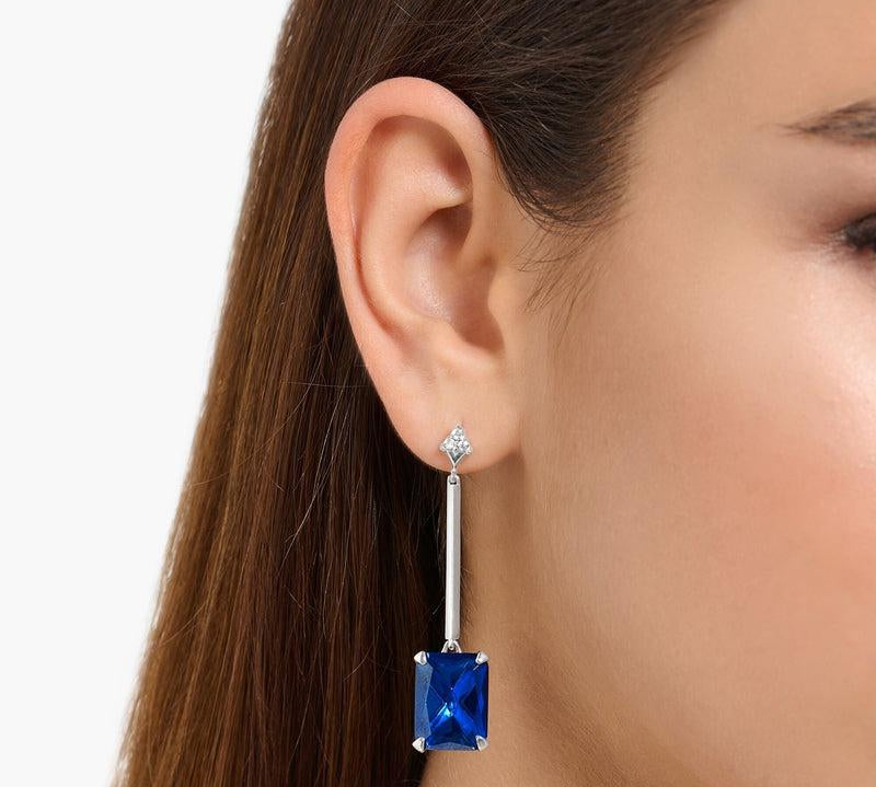 Thomas Sabo Earrings blue stone