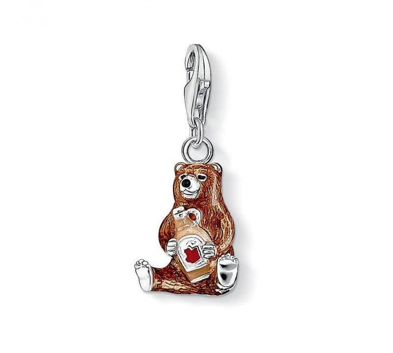 Thomas Sabo Enamel Honey Bear Charm