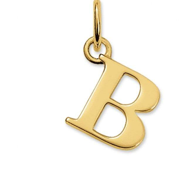 Thomas Sabo Gold Plated Letter B