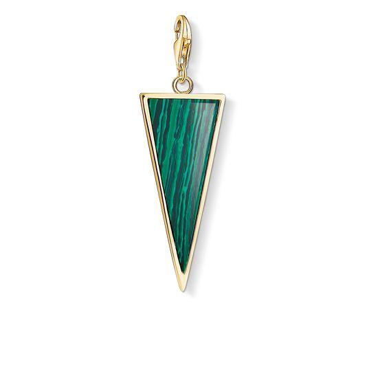 Thomas Sabo Green Triangle Charm