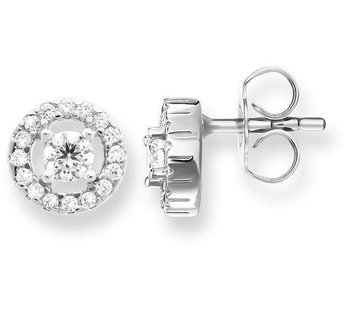 Thomas Sabo Halo CZ Stud Earrings