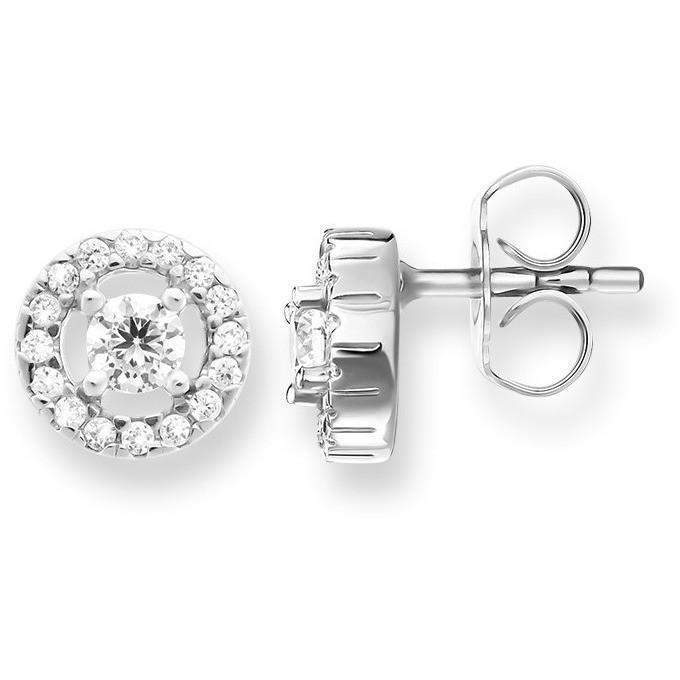 Thomas Sabo Halo CZ Stud Earrings