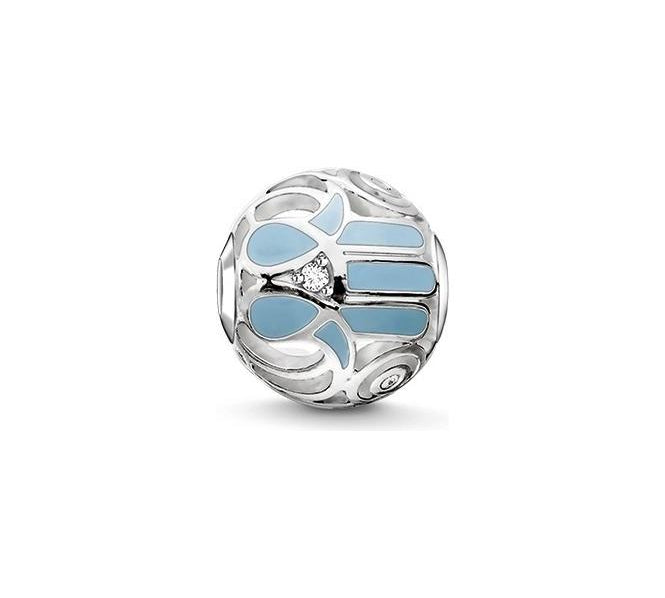 Thomas Sabo Karma Bead Blue Fatima's Hand