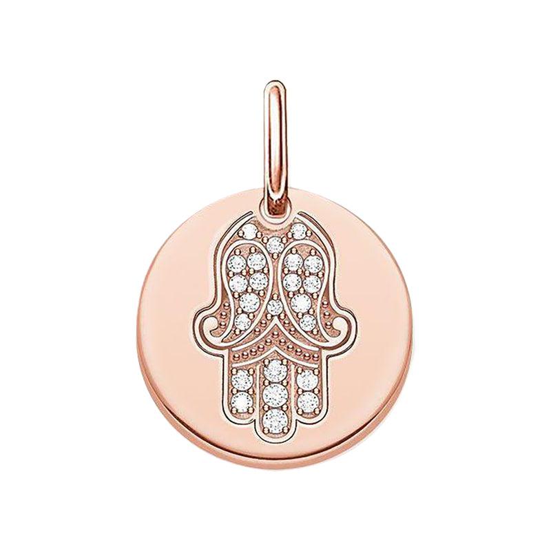 Ladies Love Bridge Hand of Fatima Pendant