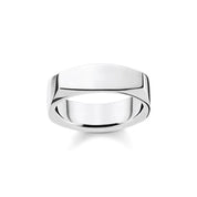 Thomas Sabo Mens Angular silver ring