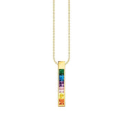 Thomas Sabo Necklace Colourful Stones Gold