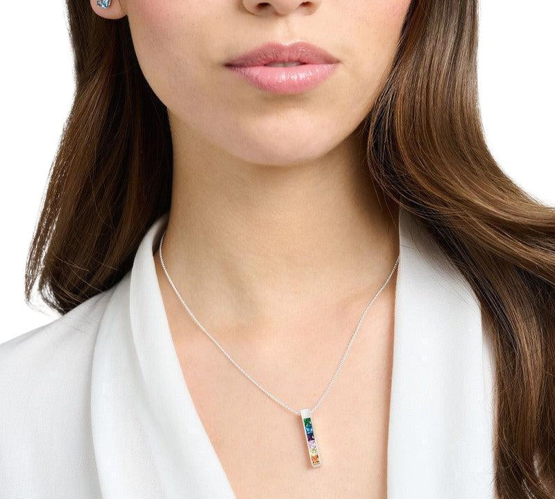 Thomas Sabo Necklace Colourful Stones Silver