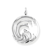 Thomas Sabo Pendant wave with blue stones