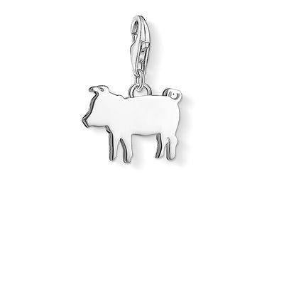 Pig Charm Silver Charm