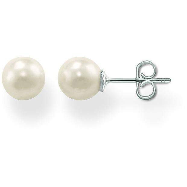Thomas Sabo Plain Pearl Stud Earrings