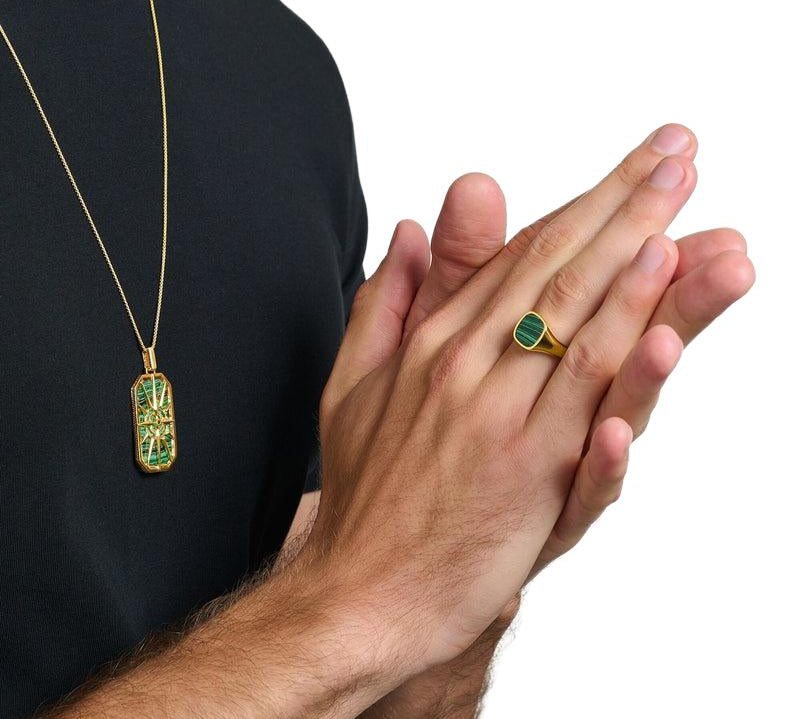 Thomas Sabo Ring Classic Green-Gold