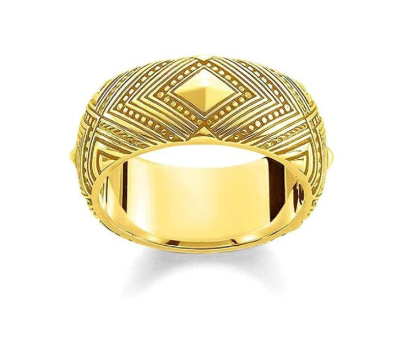 Thomas Sabo Ring Gold-Plated Africa Ornaments
