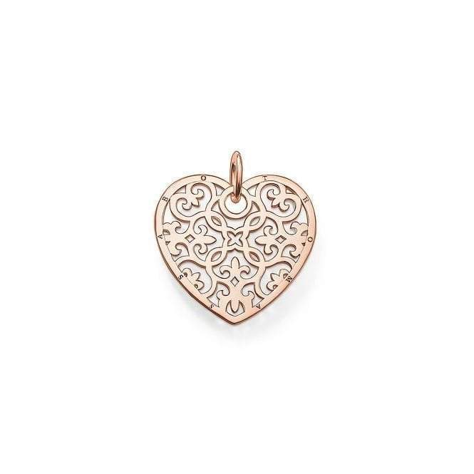 Rose Gold Heart Pendant