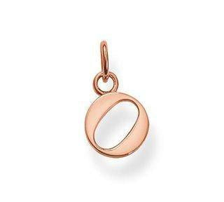 Thomas Sabo Rose Gold Plated Letter O