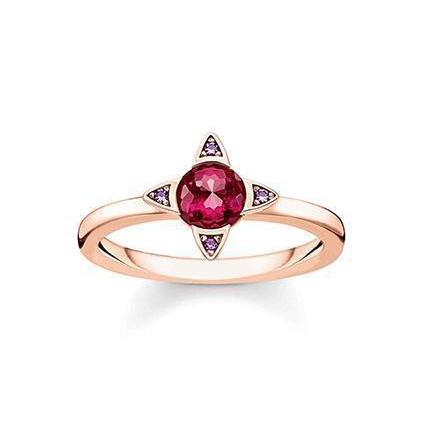 Thomas Sabo Rose Gold Vintage Star Ring