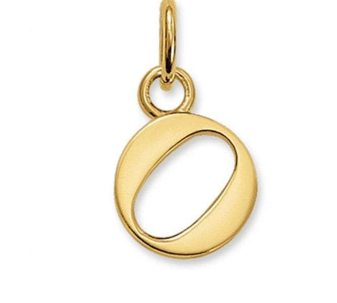Thomas Sabo STERLING SILVER Gold Plated Letter O