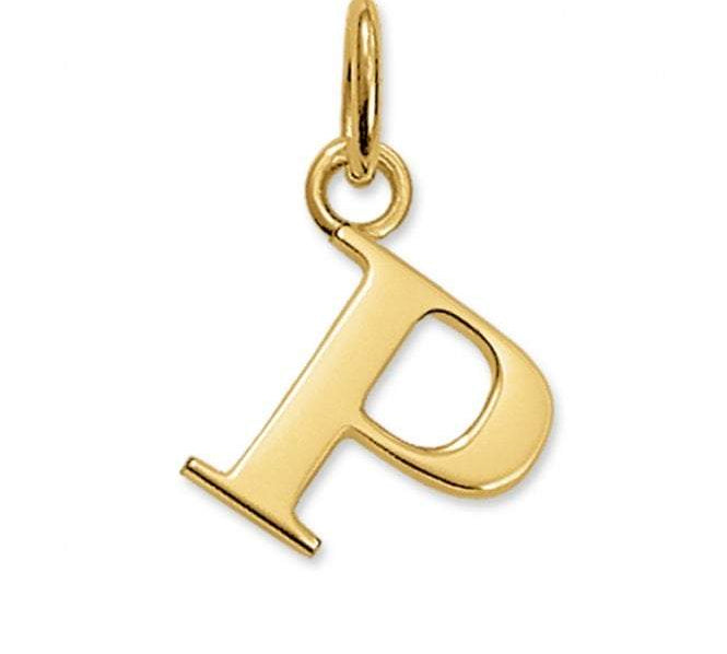 Thomas Sabo STERLING SILVER Gold Plated Letter P