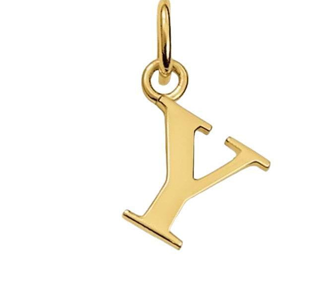 Thomas Sabo STERLING SILVER Gold Plated Letter Y