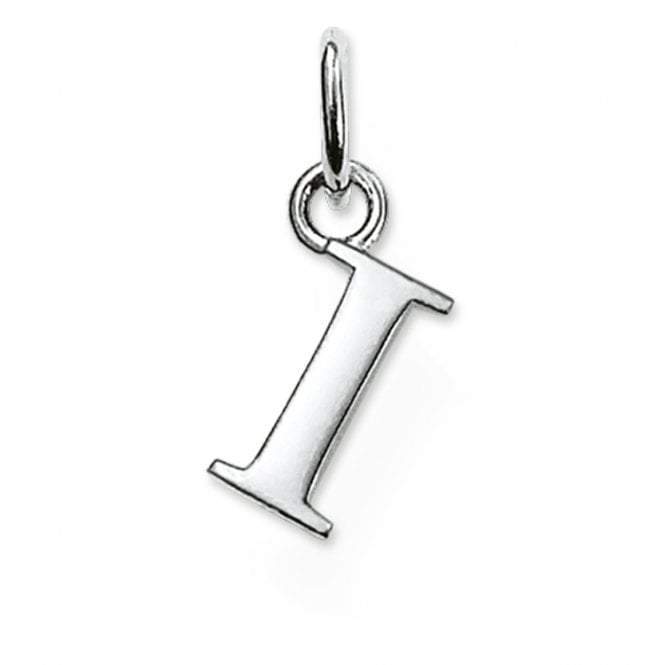 STERLING SILVER Letter I