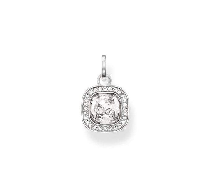 Thomas Sabo STERLING SILVER Zirconia Cosmo Pendant