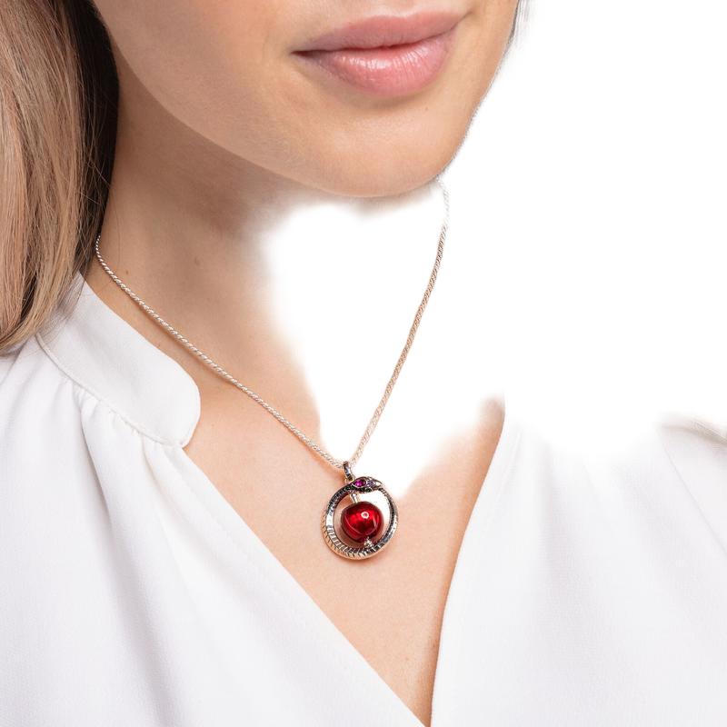 Thomas Sabo Silver Apple-Snake Pendant