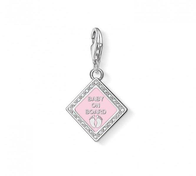 Thomas Sabo Silver Baby On Board Charm